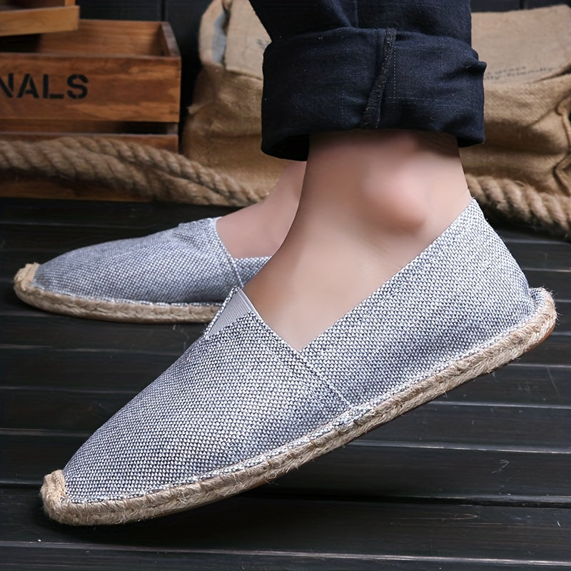 Alpargatas masculinas elegantes, estilo moderno y versátil