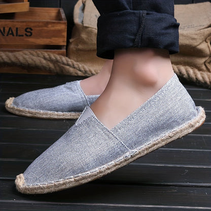 Alpargatas masculinas elegantes, estilo moderno y versátil