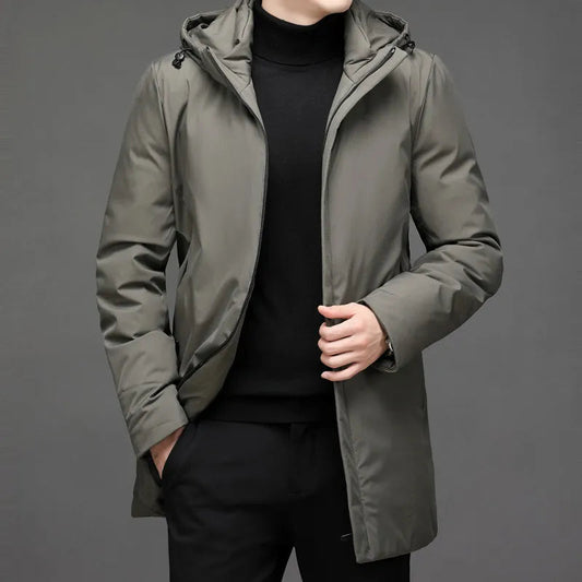 Chaqueta hombre de invierno atemporal, confortable y cálida para frío