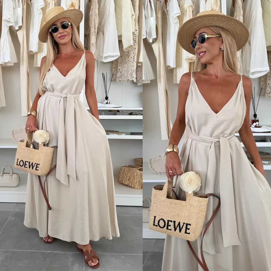 Vestido cómodo y ligero para mujer, elegante y versátil para diario