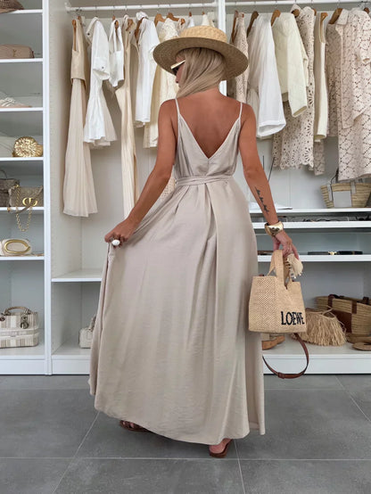 Vestido cómodo y ligero para mujer, elegante y versátil para diario
