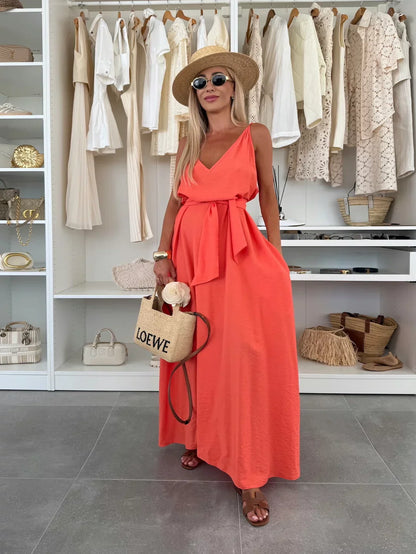 Vestido cómodo y ligero para mujer, elegante y versátil para diario