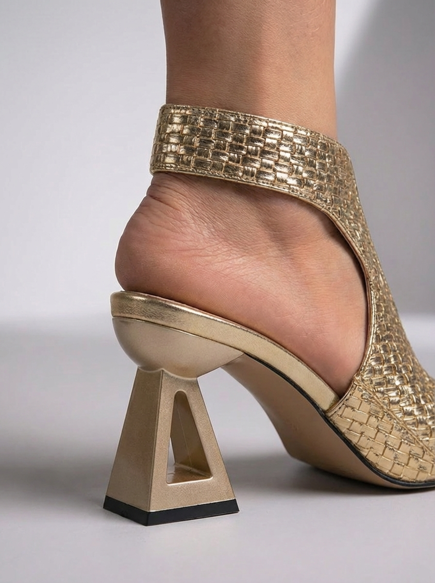 Sandalias Trenzadas con Corona | Diseño Artesanal