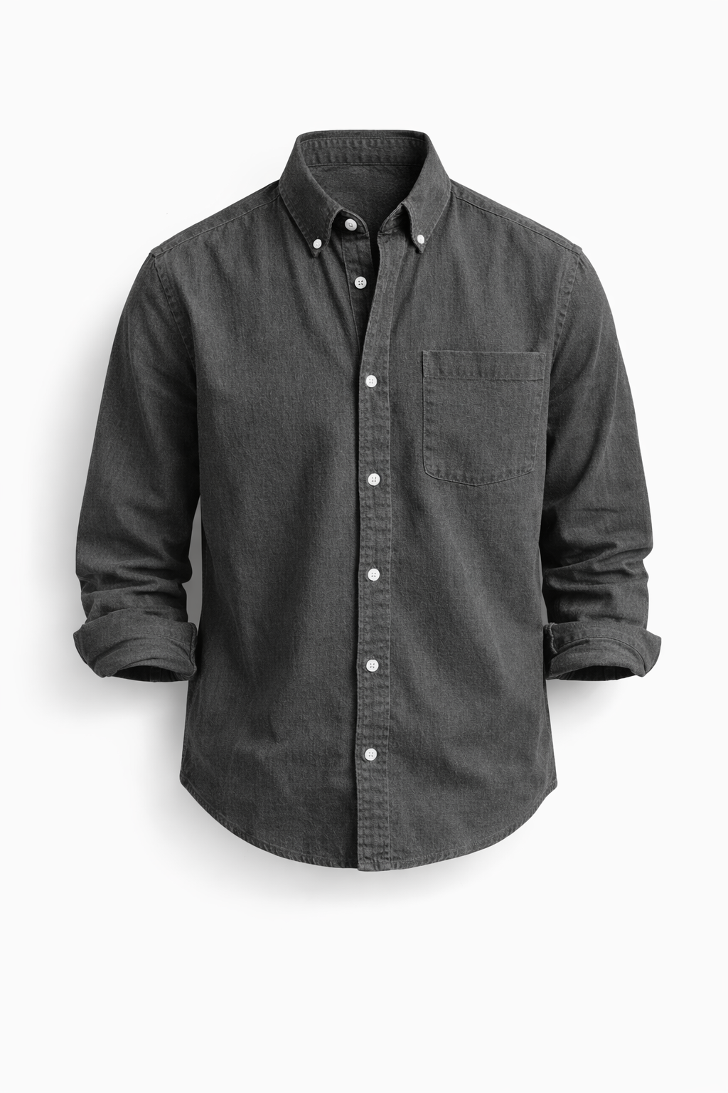 Camisa de lino con botones para hombre - fresca y elegante