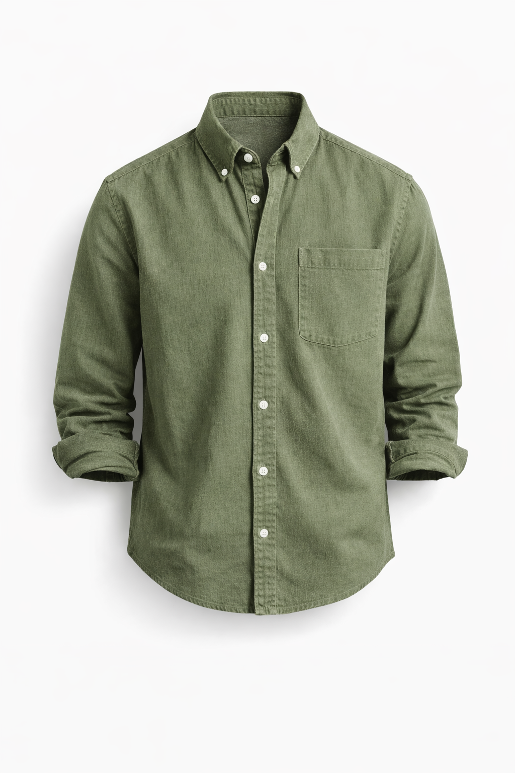 Camisa de lino con botones para hombre - fresca y elegante