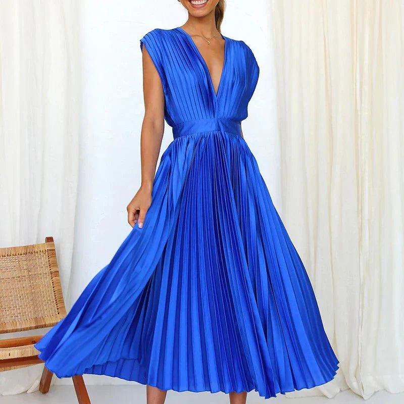 Vestido elegante para mujer, ligero y sofisticado para fiesta u oficina