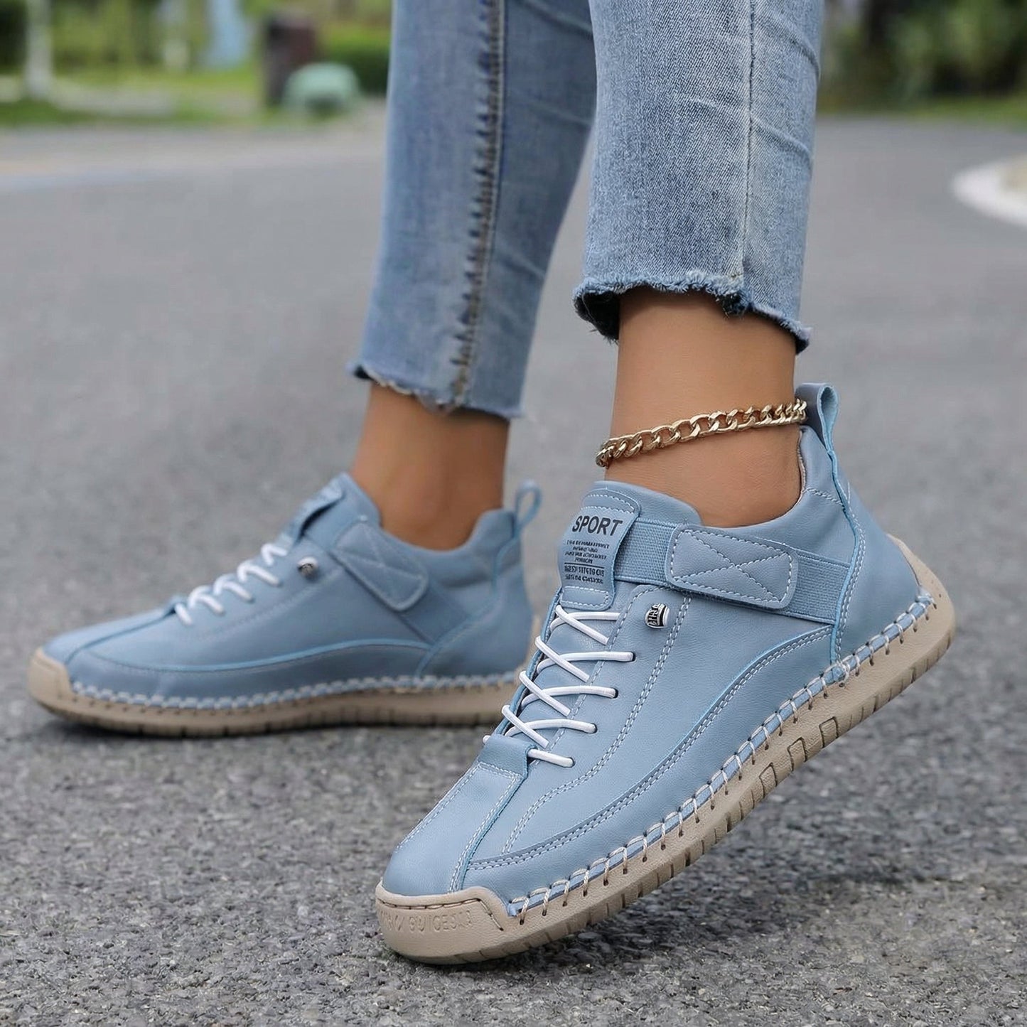 Zapatillas ortopédicas cómodas sin dolor para mujer - Bienestar y estilo veraniego