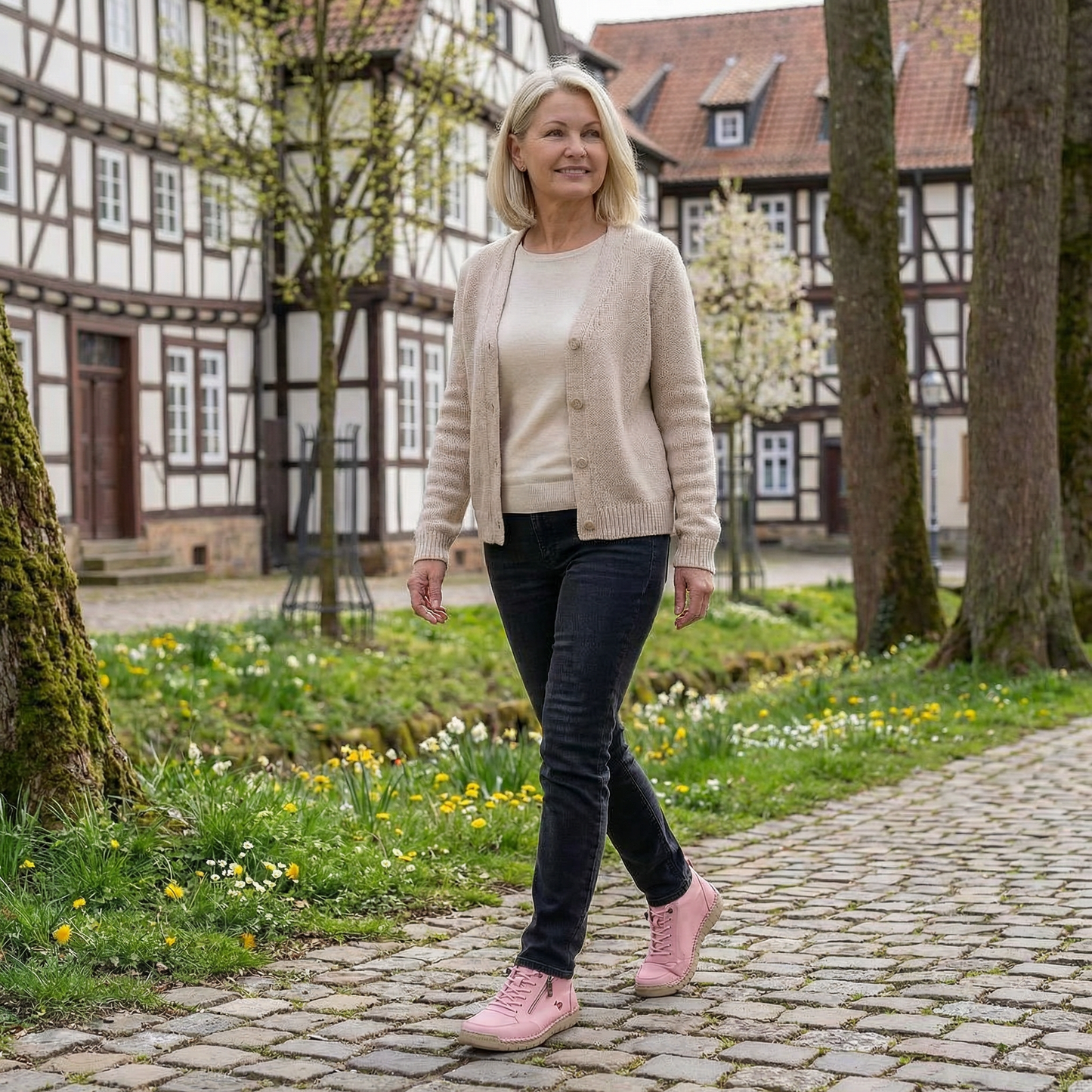 Zapatillas ortopédicas femeninas con cremallera, ligeras y cómodas