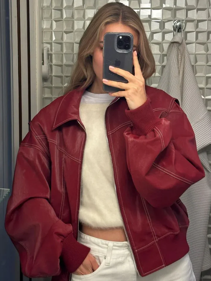 Belle | Chaqueta oversize en contraste