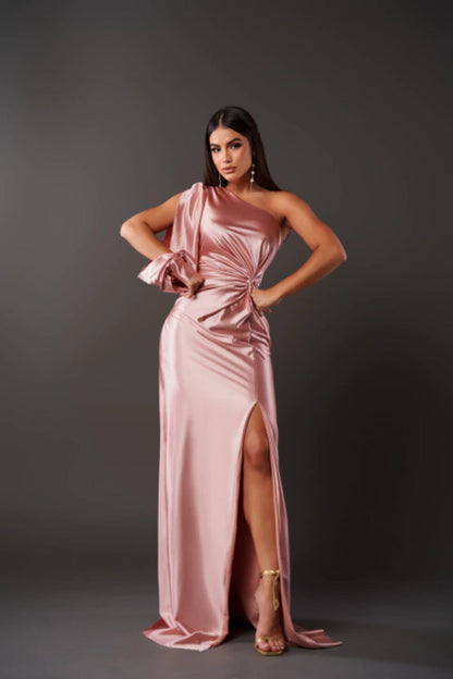 Vestido de silueta elegante para mujer, ligero y sofisticado para fiesta