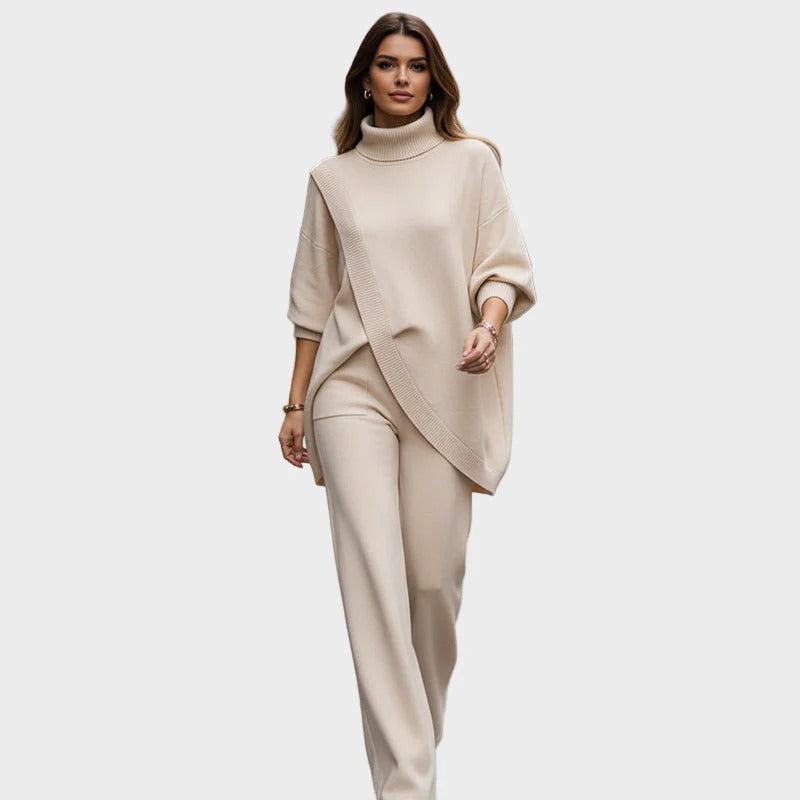 Monserat | Conjunto de Jersey y Pantalones Oversize con Diseño Sofisticado para Mujer