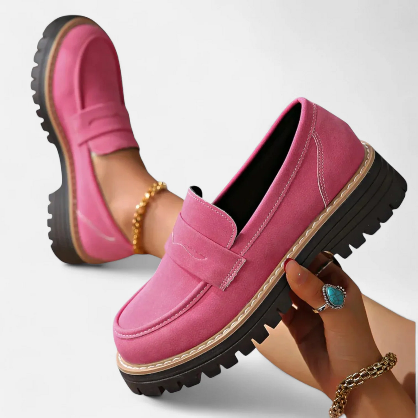 Carly | Mocasines Ortopédicos con Diseño Clásico para Mujer de Trabajo