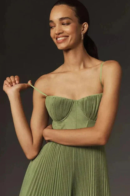Vestido midi elegante para mujer, ligero y sofisticado para fiesta u oficina