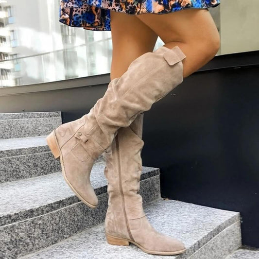 Calzado mujer elegante botas chic cómodo y versátil diario