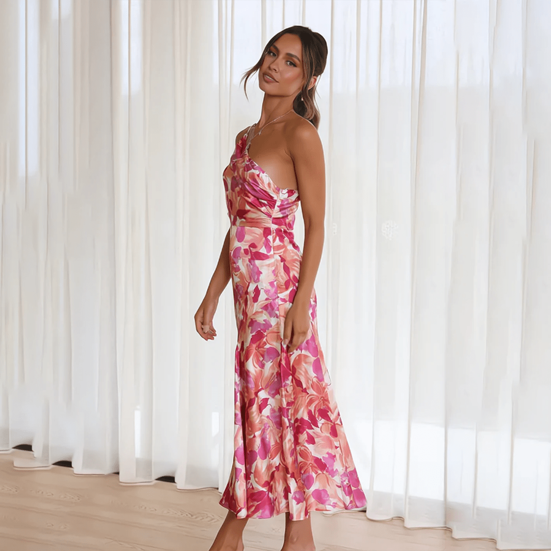 Vestido floral de verano para mujer, ligero y elegante para fiesta o diario