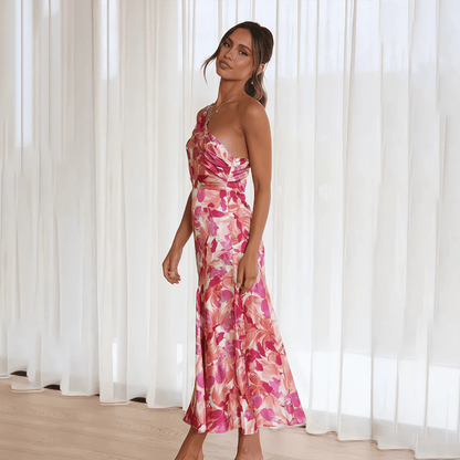 Vestido floral de verano para mujer, ligero y elegante para fiesta o diario