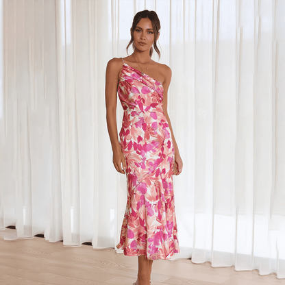 Vestido floral de verano para mujer, ligero y elegante para fiesta o diario