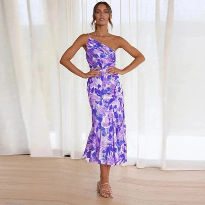Vestido floral de verano para mujer, ligero y elegante para fiesta o diario