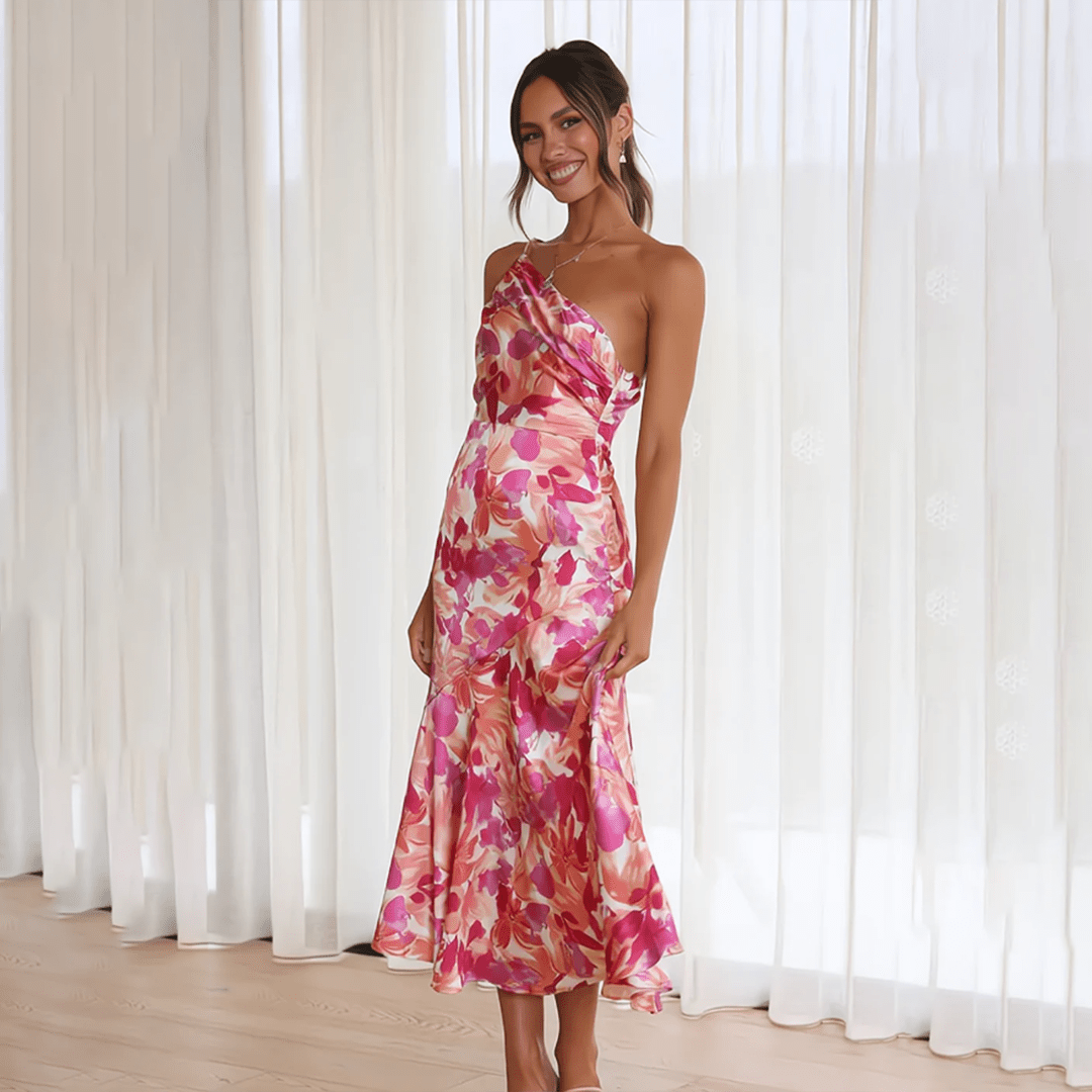 Vestido floral de verano para mujer, ligero y elegante para fiesta o diario