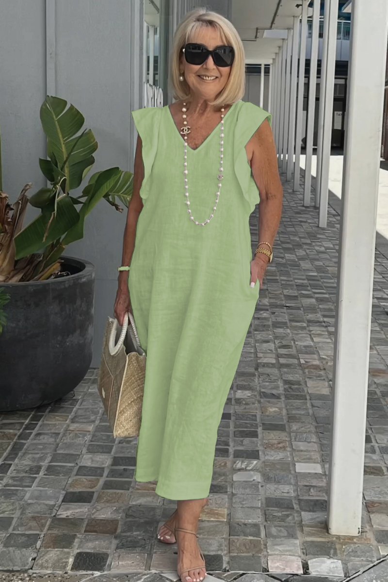 Vestido elegante para mujer, ligero y versátil para verano o fiesta