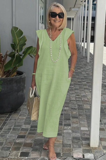 Vestido elegante para mujer, ligero y versátil para verano o fiesta