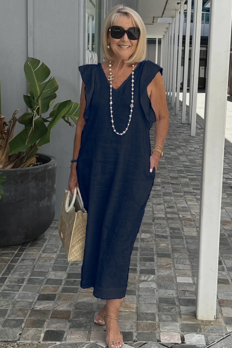 Vestido elegante para mujer, ligero y versátil para verano o fiesta