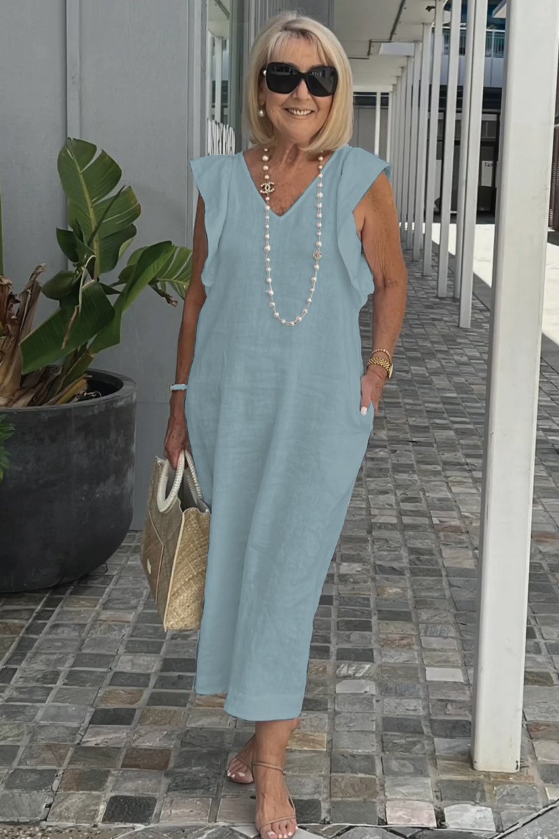 Vestido elegante para mujer, ligero y versátil para verano o fiesta