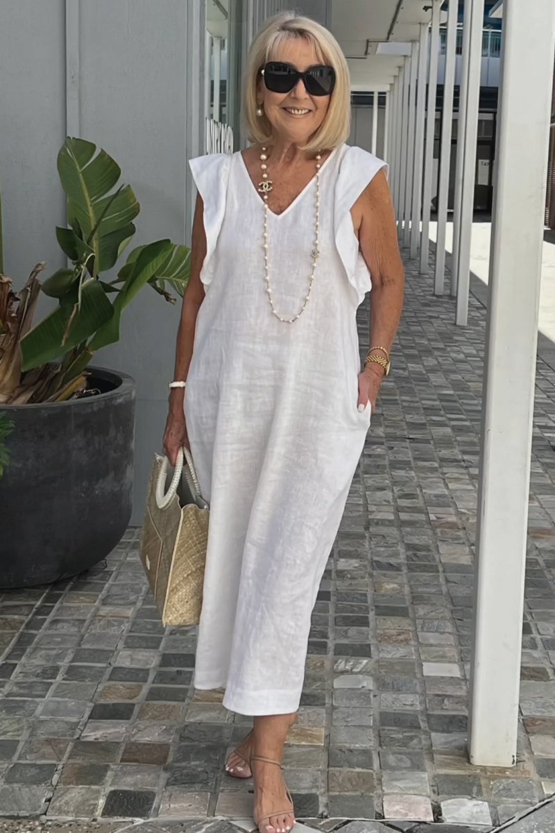 Vestido elegante para mujer, ligero y versátil para verano o fiesta