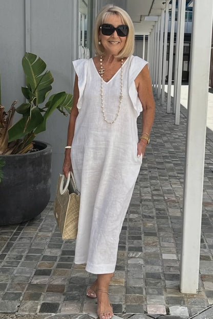 Vestido elegante para mujer, ligero y versátil para verano o fiesta