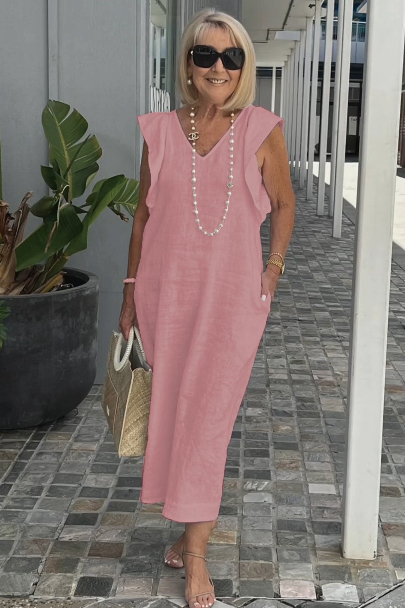 Vestido elegante para mujer, ligero y versátil para verano o fiesta