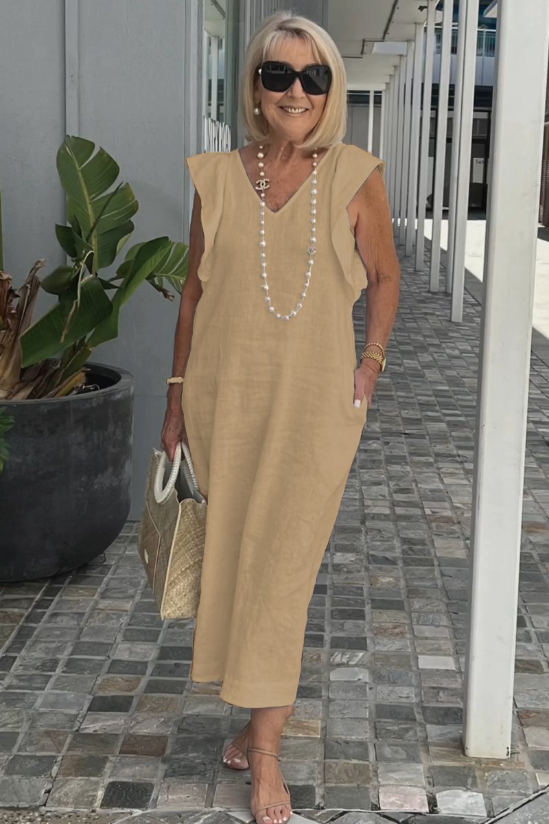 Vestido elegante para mujer, ligero y versátil para verano o fiesta