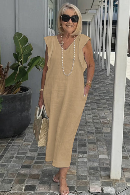 Vestido elegante para mujer, ligero y versátil para verano o fiesta