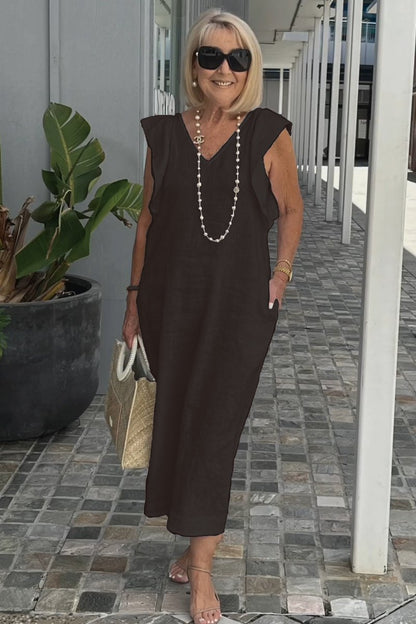 Vestido elegante para mujer, ligero y versátil para verano o fiesta