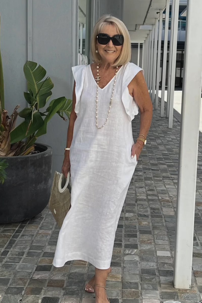 Vestido elegante para mujer, ligero y versátil para verano o fiesta