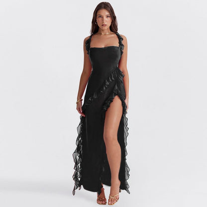 Vestido maxi elegante para mujer, ligero y sofisticado para fiesta o verano