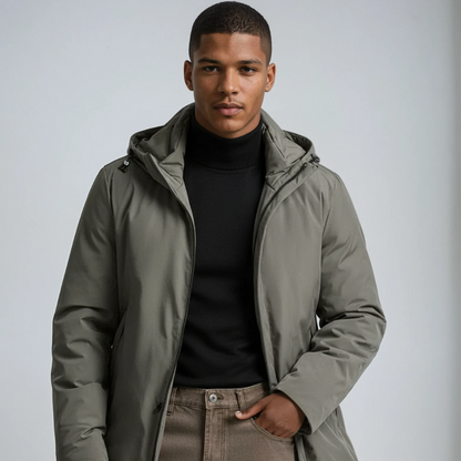 Chaqueta hombre de invierno atemporal, confortable y cálida para frío
