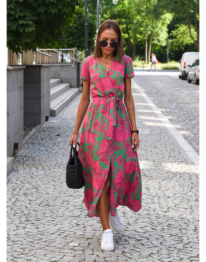 Vestido de verano elegante y cómodo para mujer, ligero y versátil para diario