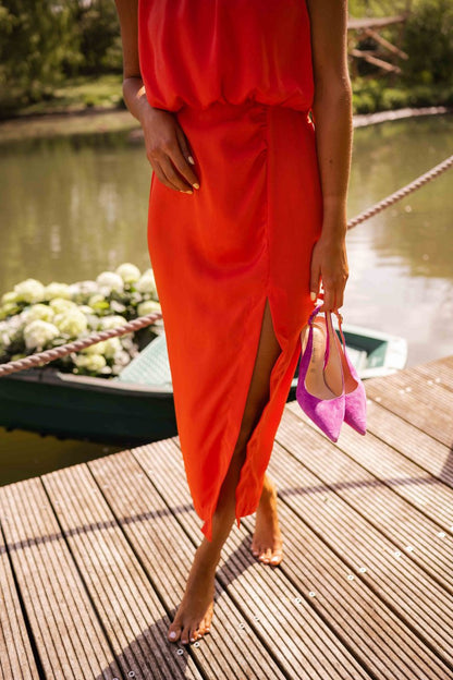 Vestido Midi De Verano Para Mujer - Estilo Árabe