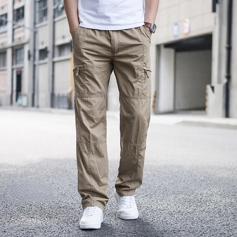 Pantalones cargo para hombre, cómodos y versátiles para uso diario o viaje