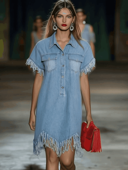 Vestido Elegante Estilo Veraniego Confeccionado de Colección Verano