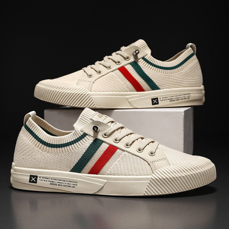 Zapatillas de Hombre de Malla Transpirable con Cordones | Estilo Deportivo