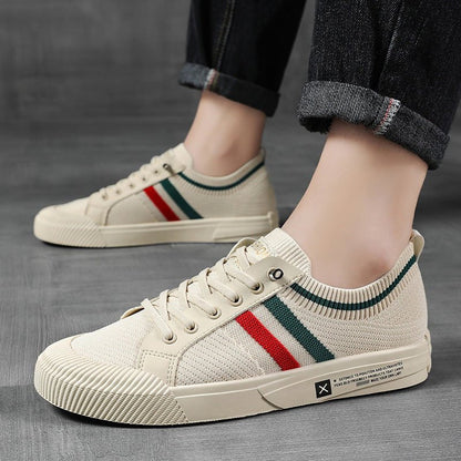 Zapatillas de Hombre de Malla Transpirable con Cordones | Estilo Deportivo