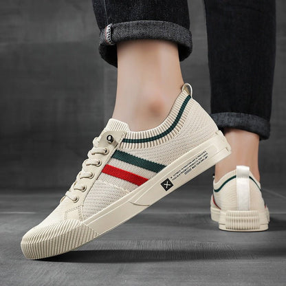 Zapatillas de Hombre de Malla Transpirable con Cordones | Estilo Deportivo