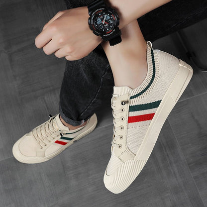 Zapatillas de Hombre de Malla Transpirable con Cordones | Estilo Deportivo