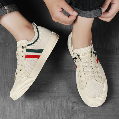 Zapatillas de Hombre de Malla Transpirable con Cordones | Estilo Deportivo