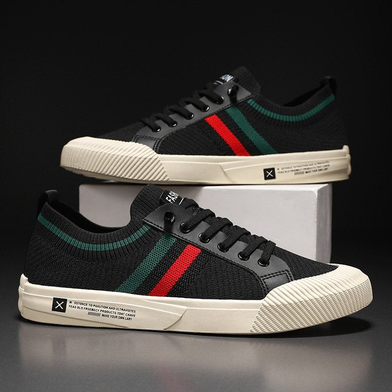 Zapatillas de Hombre de Malla Transpirable con Cordones | Estilo Deportivo