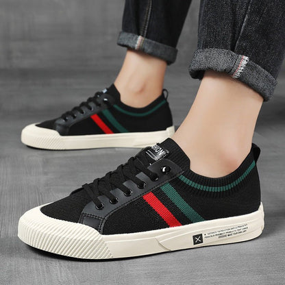 Zapatillas de Hombre de Malla Transpirable con Cordones | Estilo Deportivo