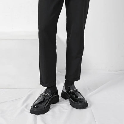 Mocasines de Cuero para Hombre con Plataforma | Estilo Negocios y Casual