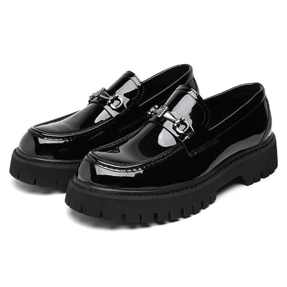 Mocasines de Cuero para Hombre con Plataforma | Estilo Negocios y Casual