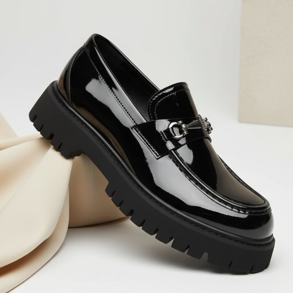 Mocasines de Cuero para Hombre con Plataforma | Estilo Negocios y Casual
